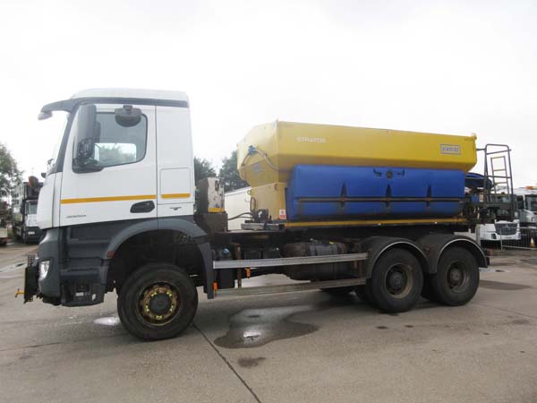 REF 56 - 2017 Mercedes Euro 6 6x6 Gritter for sale